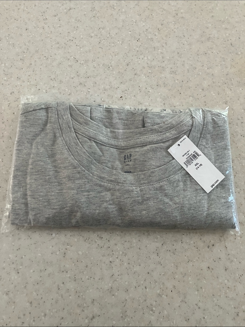 NWT GAP Kids Heather Gray Short Sleeve Crew Neck Graphic Tee - Butterfly Flowers